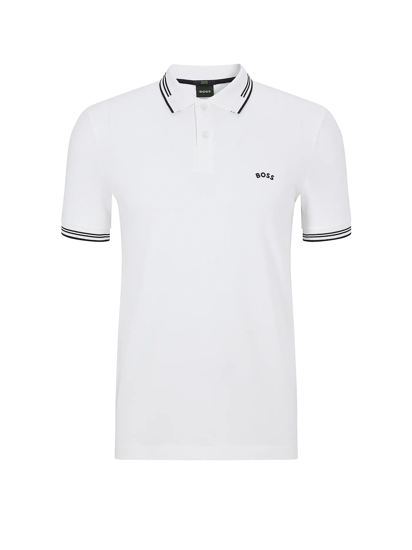 BOSS | Poloshirt Slim Fit PAUL CURVED | weiss